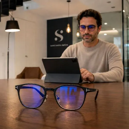 gafas con Filtros de luz azul en Vera. Óptica Sensia